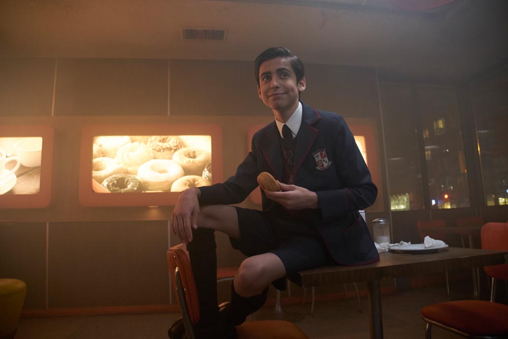 Foto: Aidan Gallagher, The Umbrella Academy - Copyright: Christos Kalohoridis/Netflix