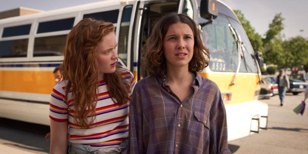 Foto: Sadie Sink & Millie Bobby Brown, Stranger Things - Copyright: Courtesy of Netflix