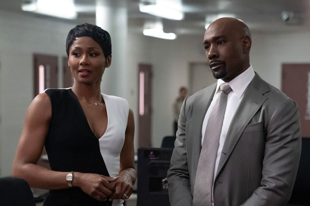 Foto: Emayatzy Corinealdi & Morris Chestnut, Reasonable Doubt - Copyright: 2024 Disney. All rights reserved.; Crystal Power