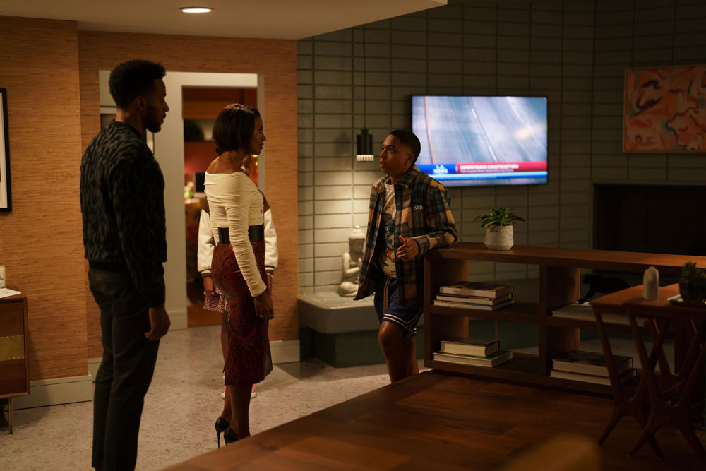 Foto: McKinley Freeman, Emayatzy Corinealdi & Thaddeus J. Mixson, Reasonable Doubt - Copyright: 2021 Hulu; Ser Baffo/Hulu