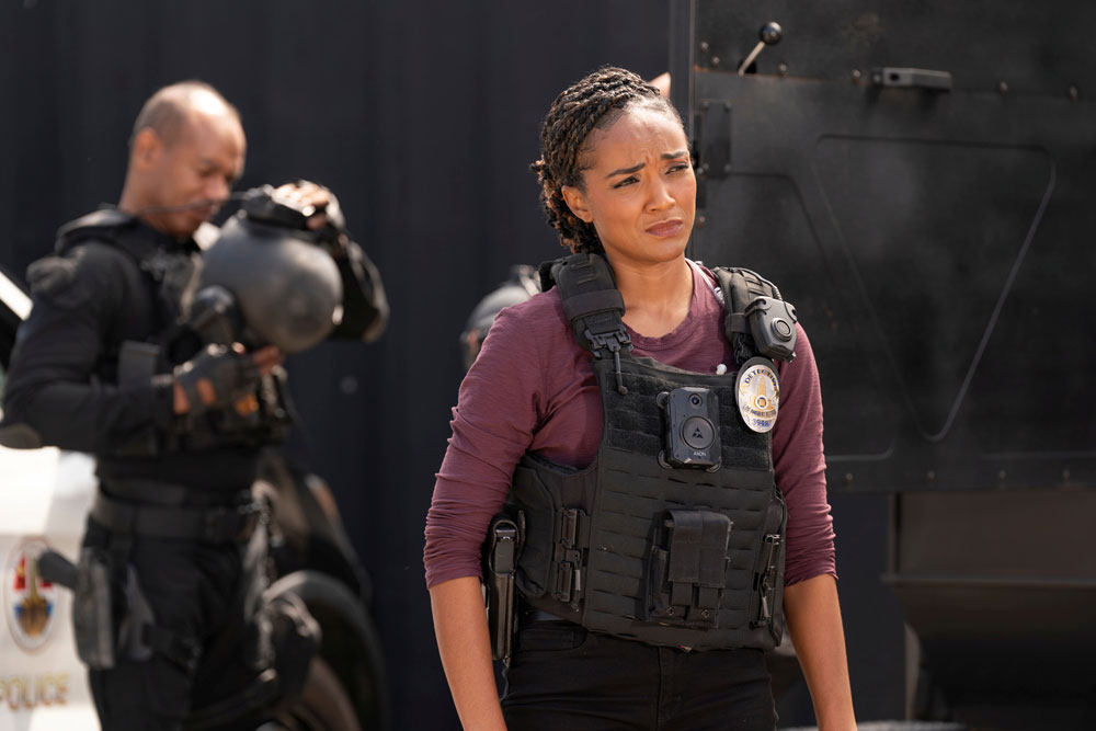 Foto: Mekia Cox, The Rookie - Copyright: 2024 Disney. All rights reserved.; Disney/Gizelle Hernandez