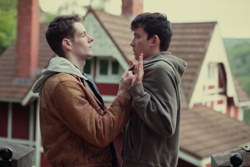 Foto: Connor Swindells & Asa Butterfield, Sex Education (© Sam Taylor/Netflix)