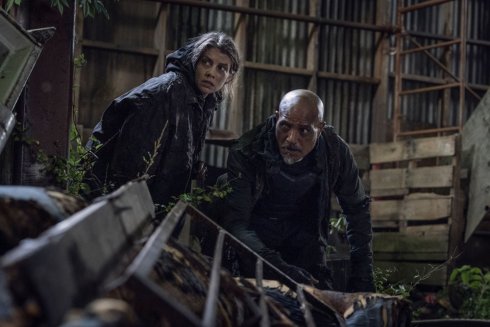 Foto: Lauren Cohan & Seth Gilliam, The Walking Dead (© Josh Stringer/AMC)