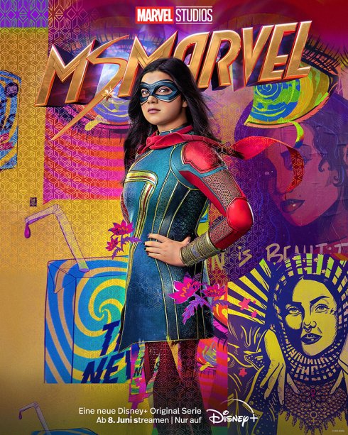 Foto: Iman Vellani, Ms. Marvel (© 2022 Disney/Marvel)