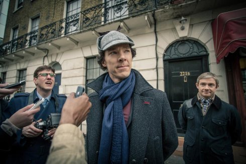 Foto: Benedict Cumberbatch & Martin Freeman, Sherlock (© polyband)