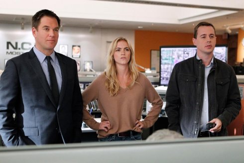 Foto: Michael Weatherly, Emily Wickersham & Sean Murray, Navy CIS (© Paramount Pictures)