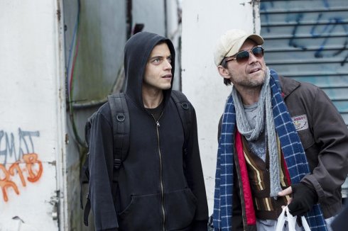 Foto: Rami Malek & Christian Slater, Mr. Robot (© David Giesbrecht/USA Network)